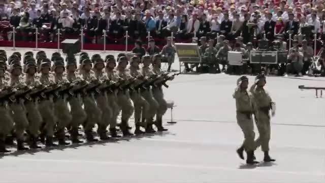 中国阅兵有没有外国方队中国阅兵有外国方队。