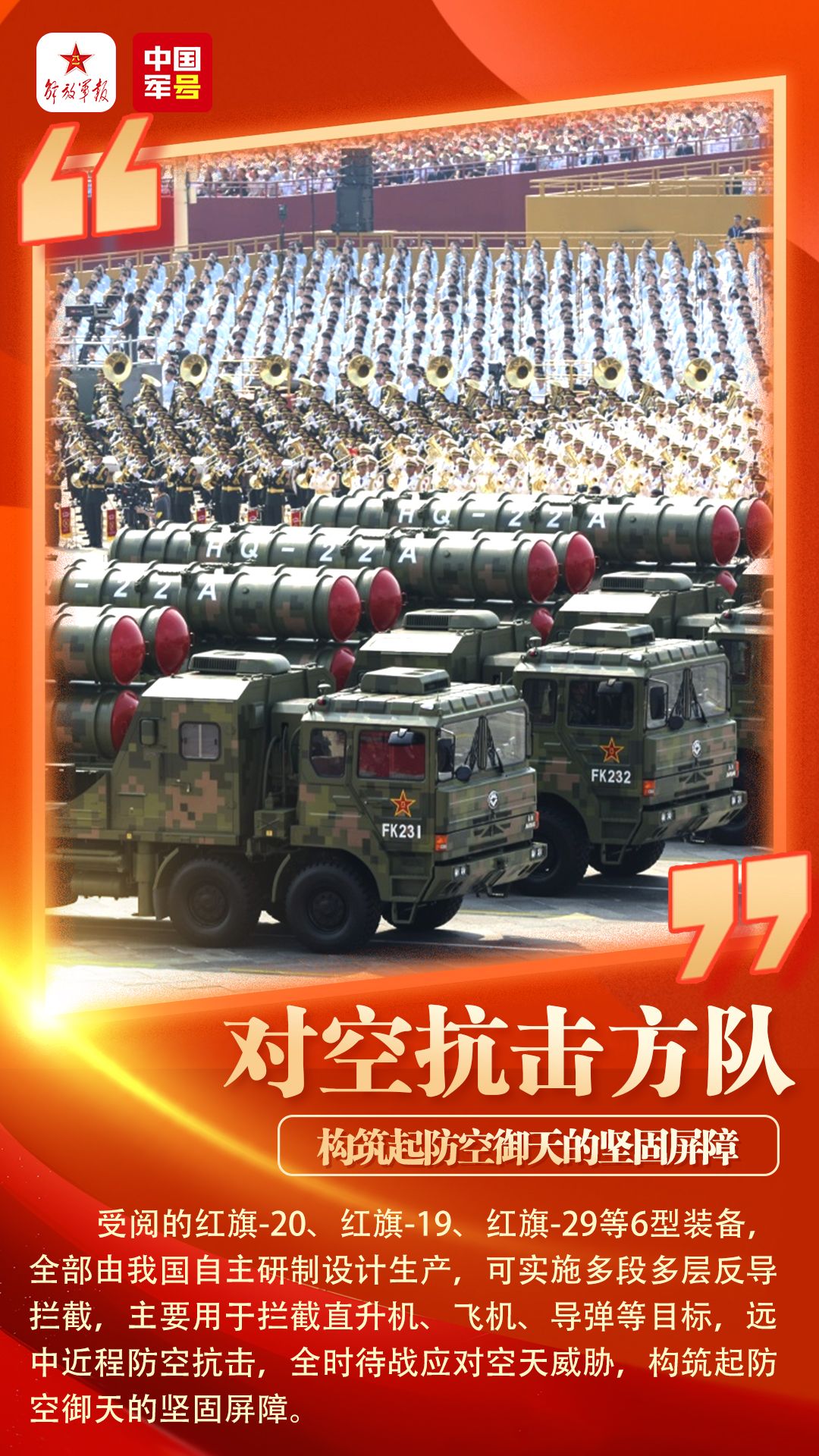 九三阅兵 装备方队看点全解析
